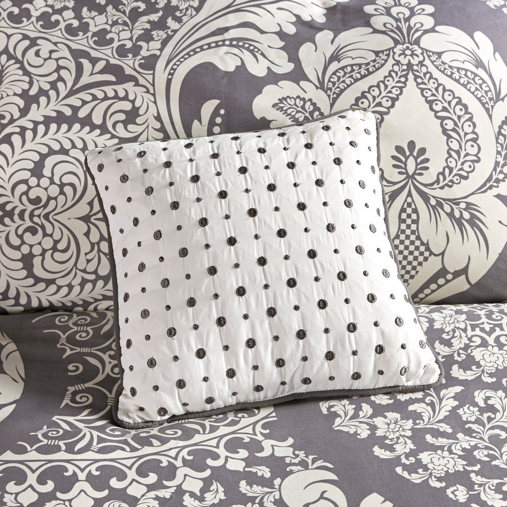 Madison Park Printed 7-Piece Comforter Set, Queen