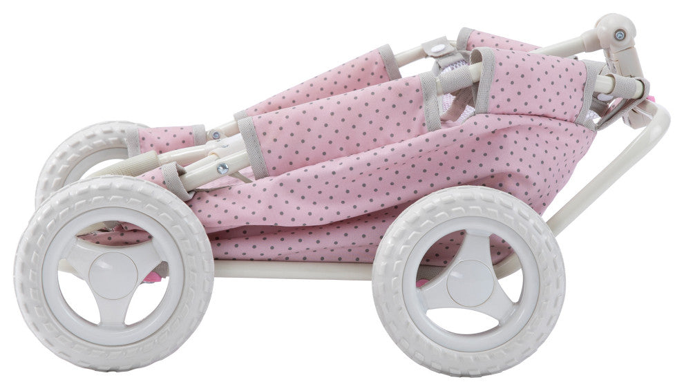 Polka Dots Princess Doll Wagon Stroller
