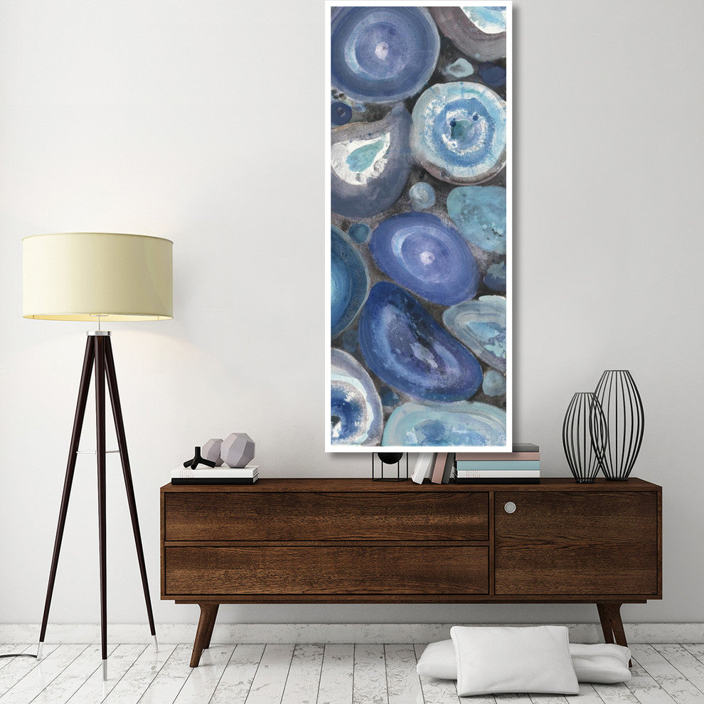 "Stone Circles Panel I" Digital Paper Print by Albena Hristova, 32"x77"