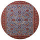 Ahgly Company Indoor Round Mid-Century Modern Area Rugs, 7' Round