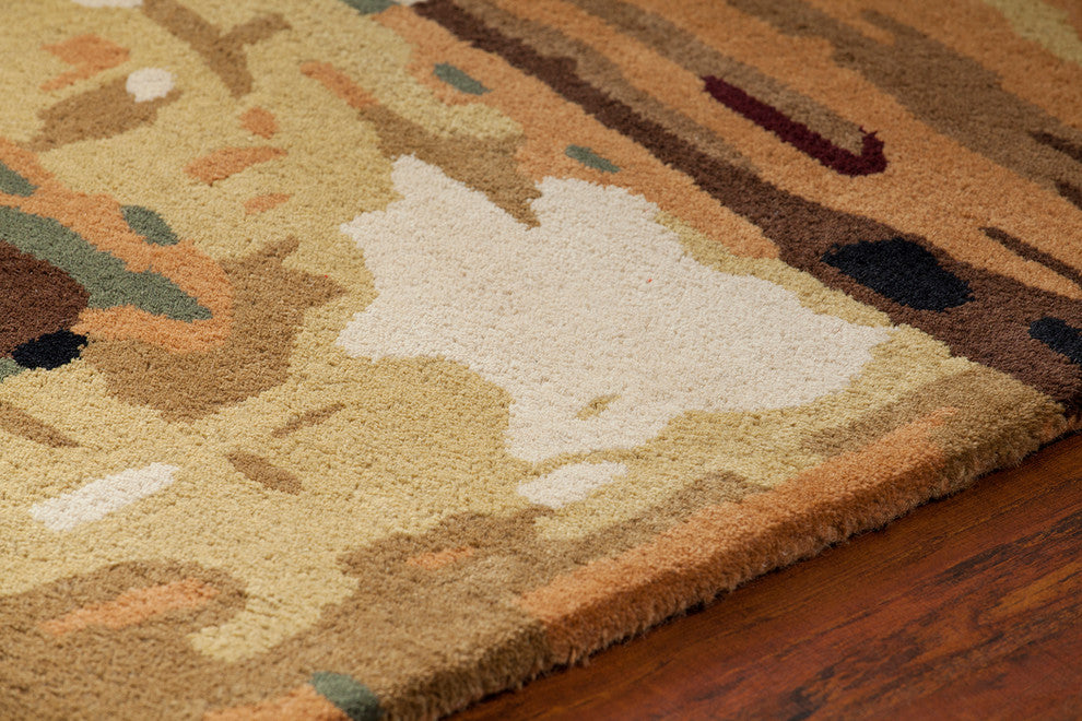 Nirvana Contemporary Area Rug, 7'9" Round