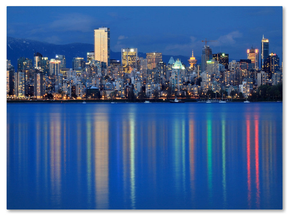 'Vancouver City' Canvas Art by Pierre Leclerc