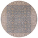Ahgly Company Indoor Round Mid-Century Modern Area Rugs, 6' Round