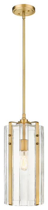 Zlite 3036P8-RB 1-Light Pendant, Clear