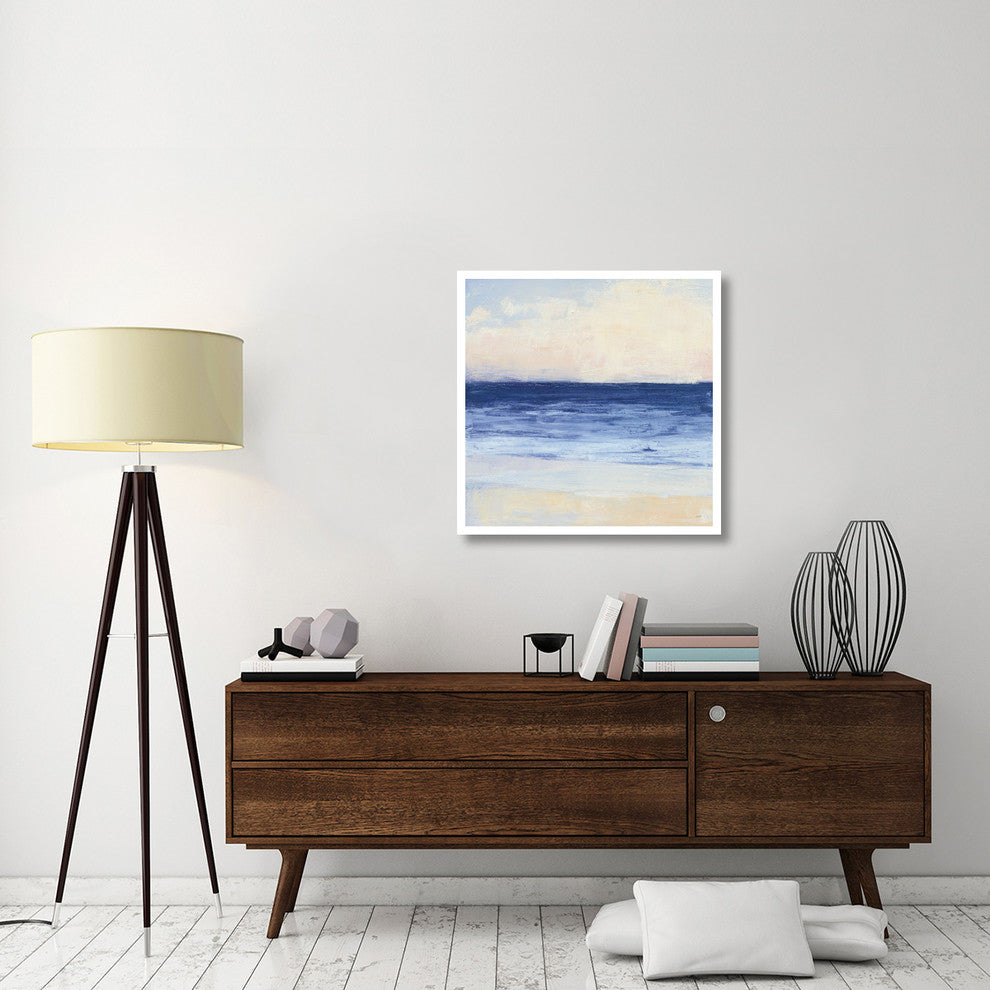 "True Blue Ocean I" Digital Paper Print by Julia Purinton, 32"x32"