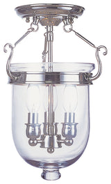 Jefferson Ceiling Mount, Polished Nickel