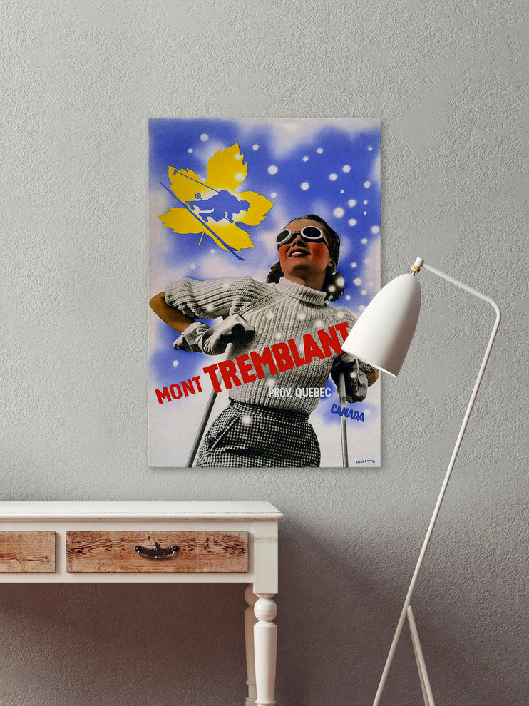 "Mont Tremblant" Painting Print on Wrapped Canvas, 16"x24"