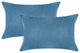 A1HC Soft Velvet Pillow Covers, YKK Zipper, Set of 2, Navy Blue, 12"x20"
