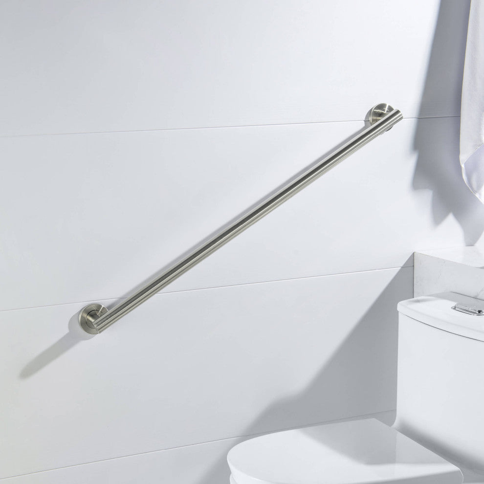 36" Stainless Steel Bathroom Safety Grab Bar, Brushed Nickel