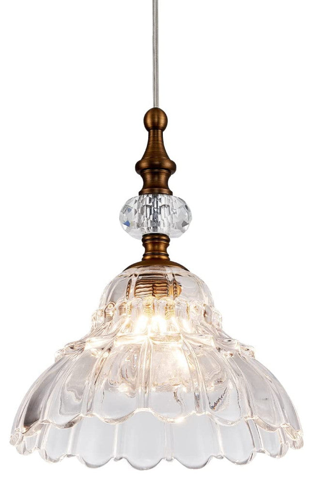 Antique Glass Pendant Lights Vintage Pendant Lamp Over Kitchen Island Sink