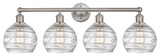 Athens Deco Swirl 4 35" Bath Vanity-Light Satin Nickel