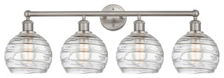 Athens Deco Swirl 4 35" Bath Vanity-Light Satin Nickel