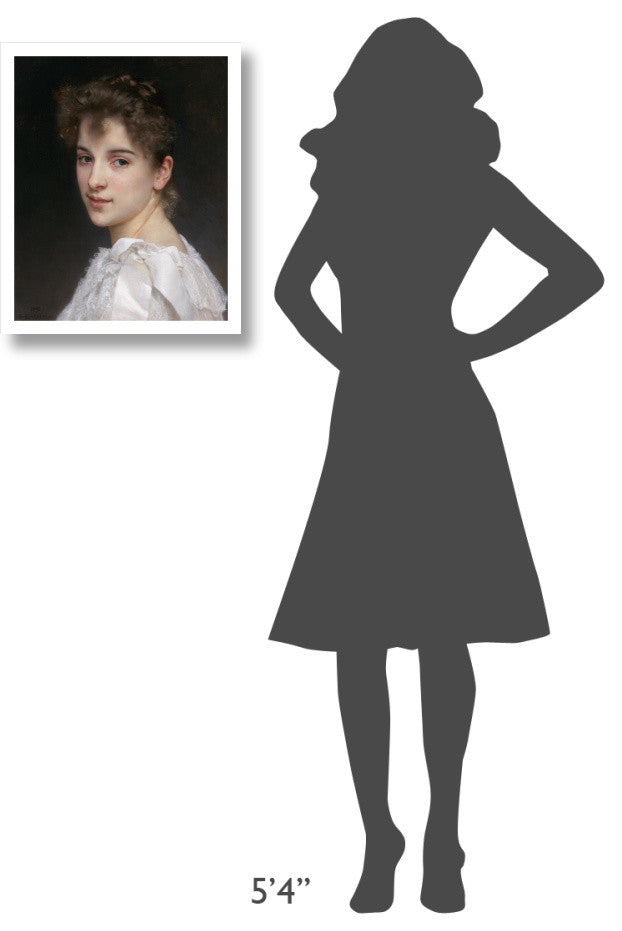 "Gabrielle" Digital Paper Print by William-Adolphe Bouguereau, 18"x22"