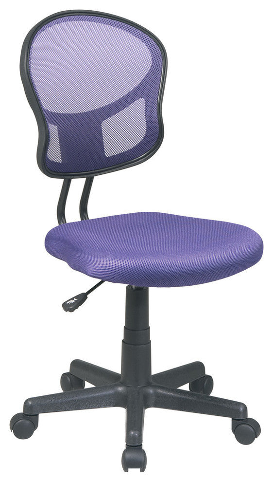 Mesh Task chair, Purple Fabric