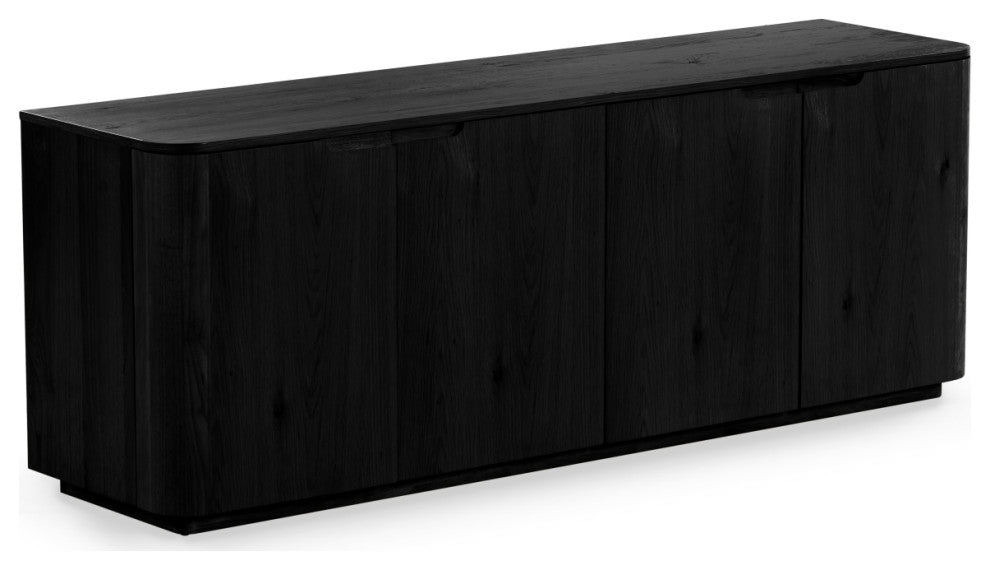 Safavieh Couture Liadonna 4 Door Wood Sideboard, Black