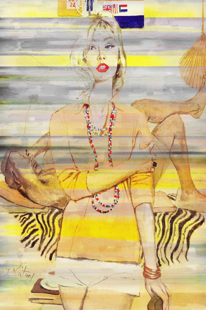 "Casual Flair" Print on Canvas, 12"x18"