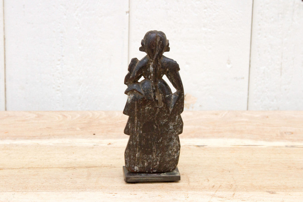 Antique Indian Carved Altar Figure