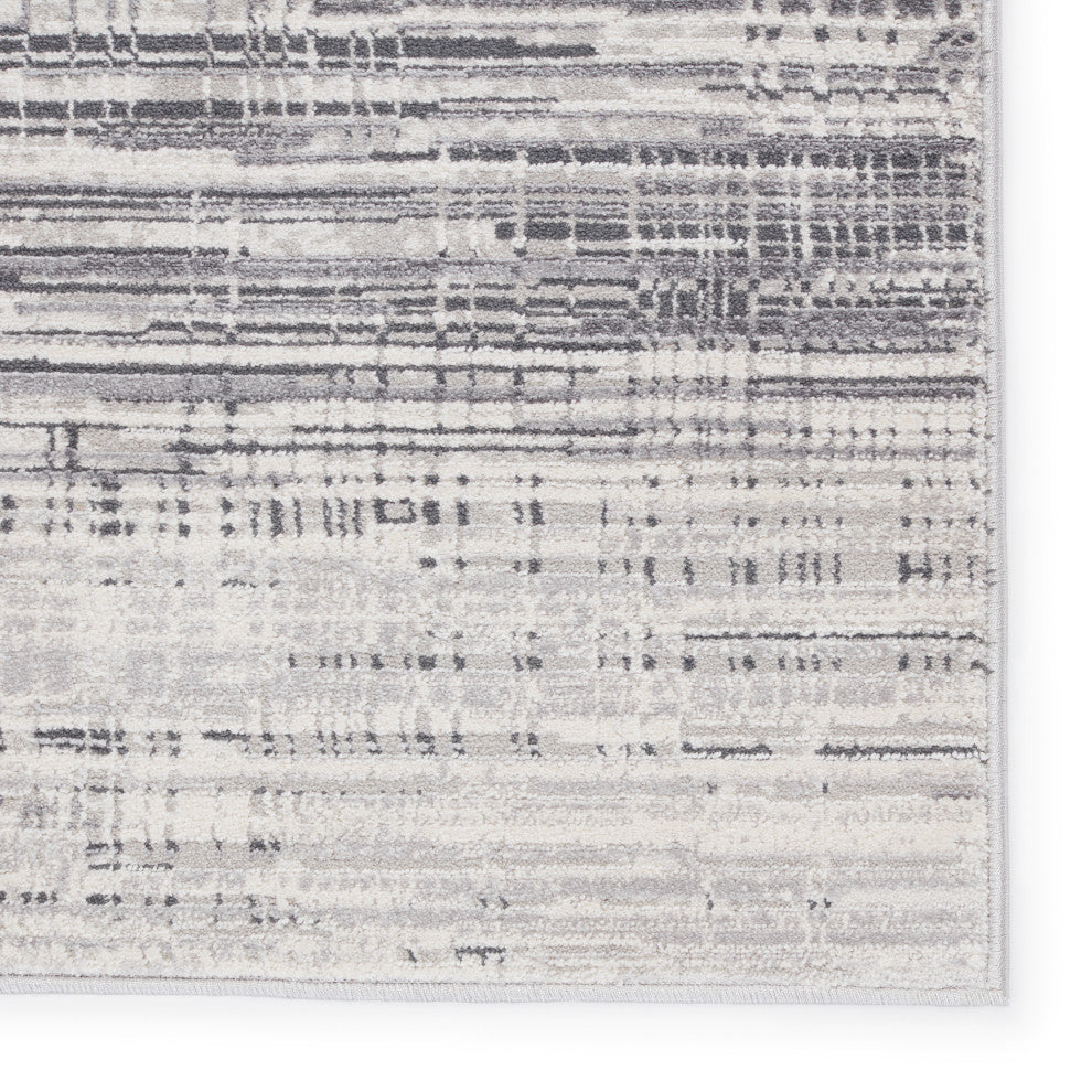 Vibe by Jaipur Living Zesiro Abstract Gray/Ivory Area Rug, 8'x10'