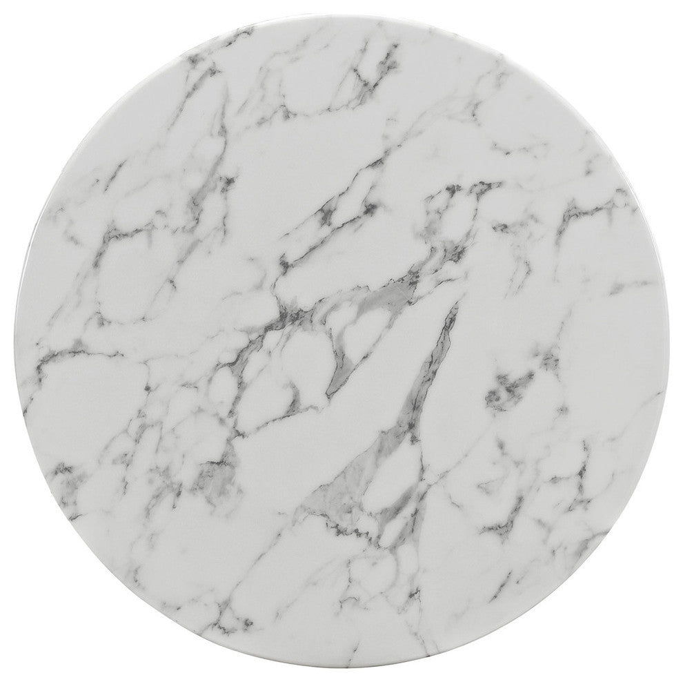 Modern Contemporary Kitchen 28" Dining Table White