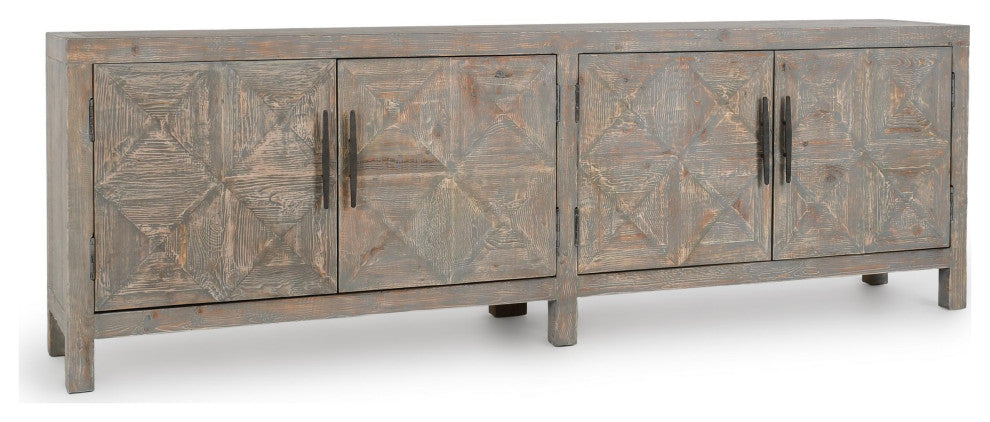 Elani 4-Door Sideboard, Gray