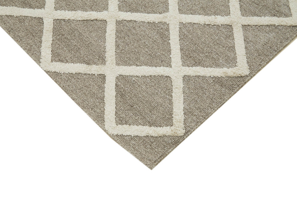 Rug N Carpet - Hand-knotted Modern Design 8' 1'' x 10' 0'' Flatweave Kilim Rug