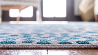 Contemporary Veranda 9'x12' Rectangle Swirl Area Rug