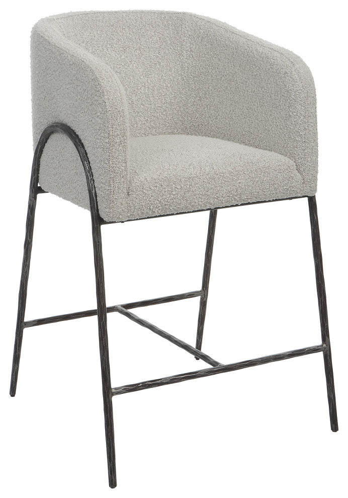 Uttermost Jacobsen Gray 27" Counter stool