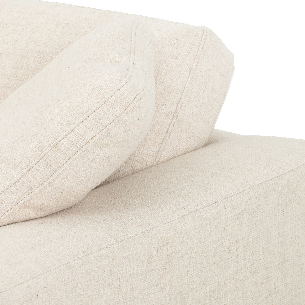 Plume Sofa, 96", Thames Cream