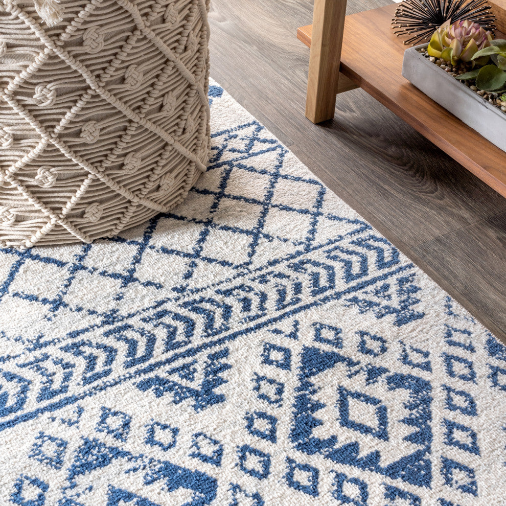 Moroccan HYPE Boho Vintage Tribal Area Rug, 2 X 8