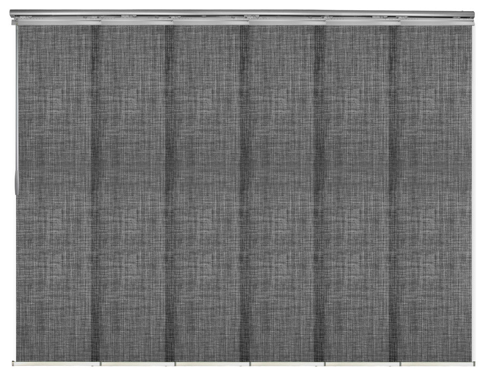 Lizbeth 6-Panel Track Extendable Vertical Blinds 98-130"W