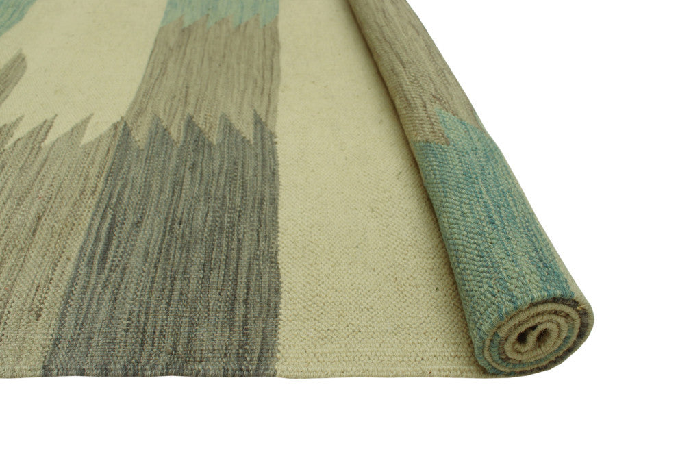 Winchester Kilim Perran Charcoal/Light Brown Rug, 4'9x6'5