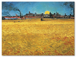 'Summer Evening, 1888' Canvas Art by Vincent van Gogh