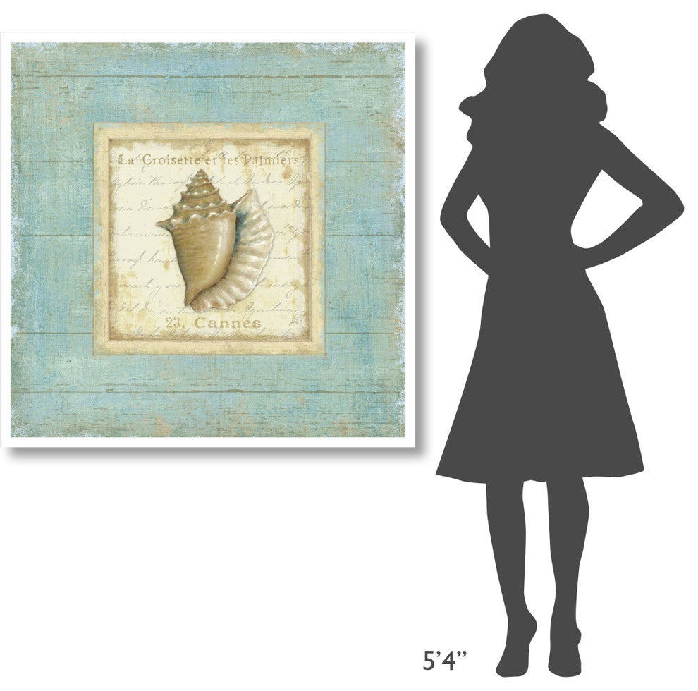 "Bijou de Mer I" Digital Paper Print by Daphne Brissonnet, 42"x42"