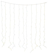 72" Drop Pure White LED Curtain Lights 150 Twinkle Lights