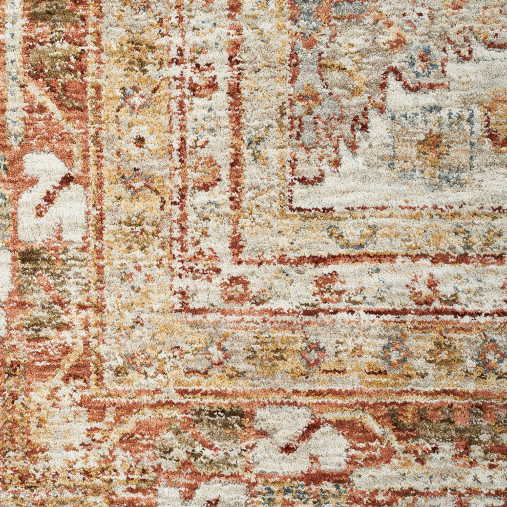 Nourison Home 5'3"x7'8" Petra Ivory Multicolor Area Rug
