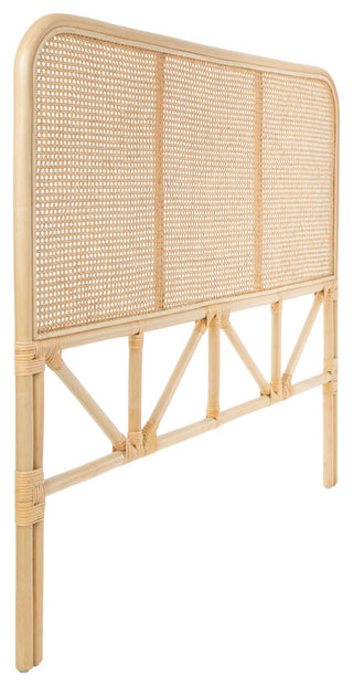 Latitude Classic Rattan Cane Headboard, Natural, Queen Size