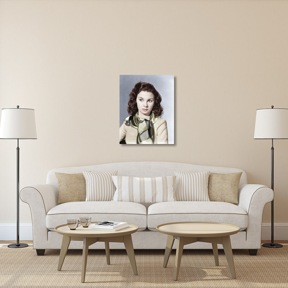 "Jean Simmons" Stretched Canvas Giclee by Hollywood Photo Archive, 28x36"