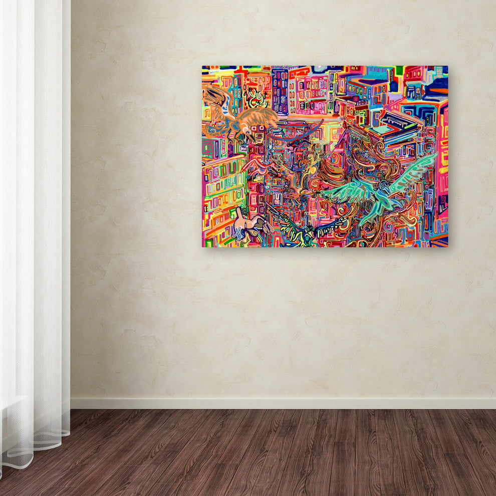 Josh Byer 'Friends' Canvas Art, 24x18
