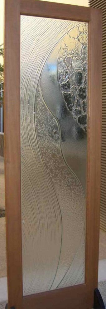 Interior Prehung Door or Interior Slab Door - High Tide - Cast Glass CGI 033...