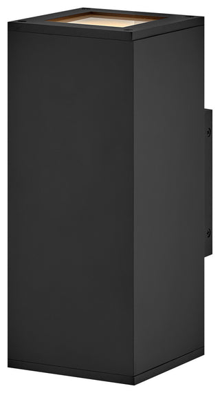 Hinkley Tetra Small Wall Mount Lantern Up/Down, Black