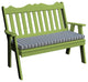 Poly Royal English Garden Bench, Tropical Lime, 5 Foot