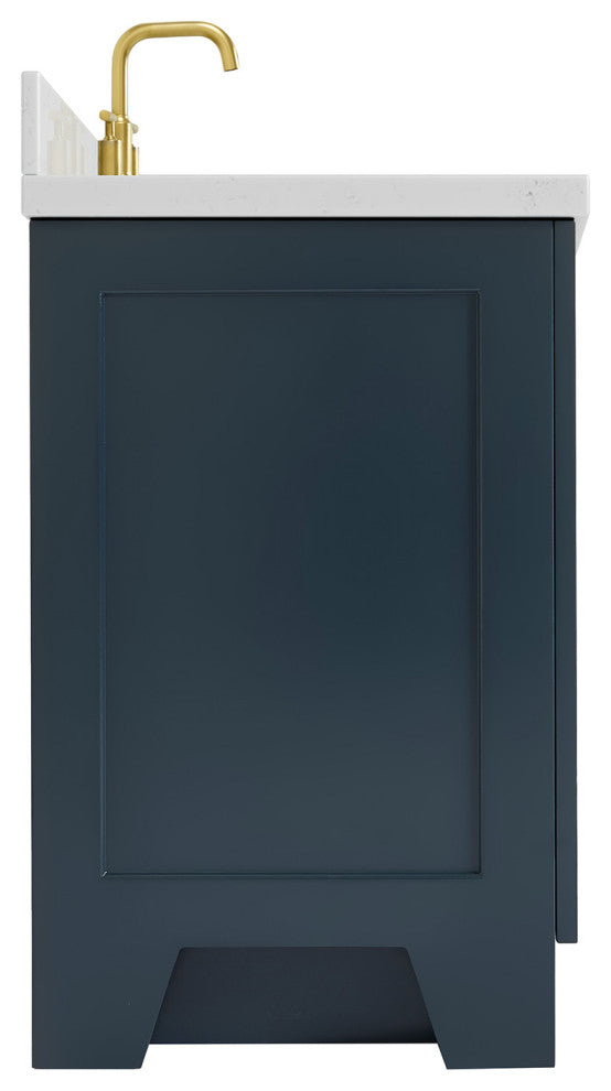 Ariel Taylor 36" Right Offset Single Oval Sink Bathroom Vanity