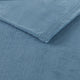 True North by Sleep Philosophy Knitted Plush Sheet Set, Blue, Queen