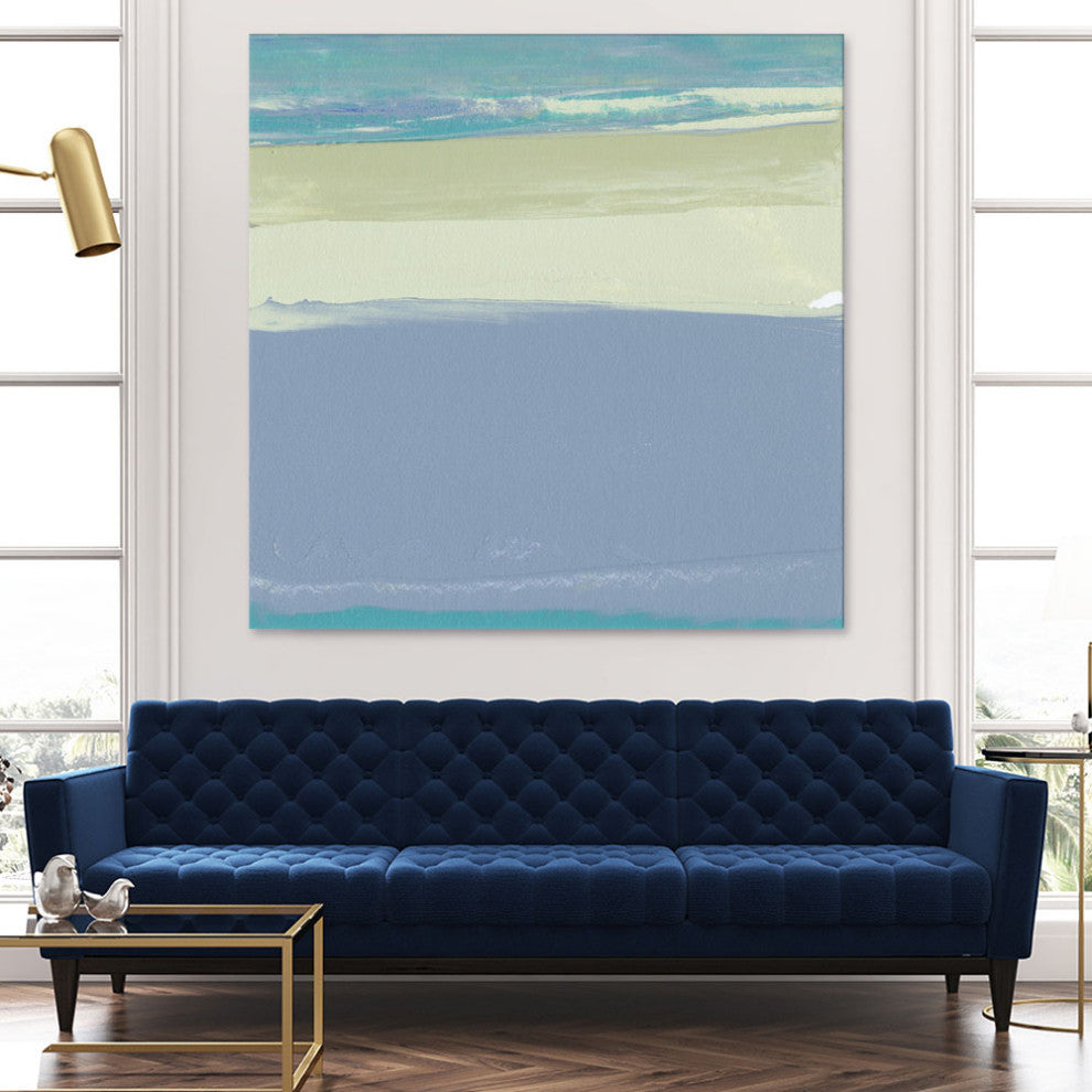 "Blue Coast I" Fine Art Giant Canvas Print, 84"x84"