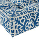 Outdoor High Back Chair Cushion, Set of 2, Indigo