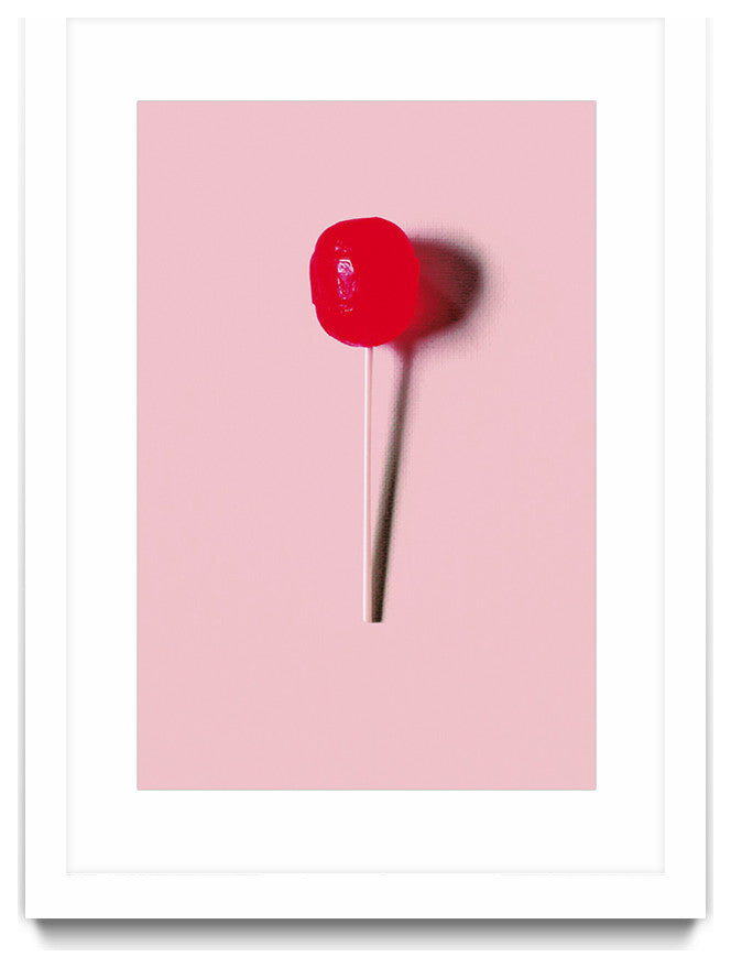 "PopStick Art" Matted and Framed, 52" x 36"