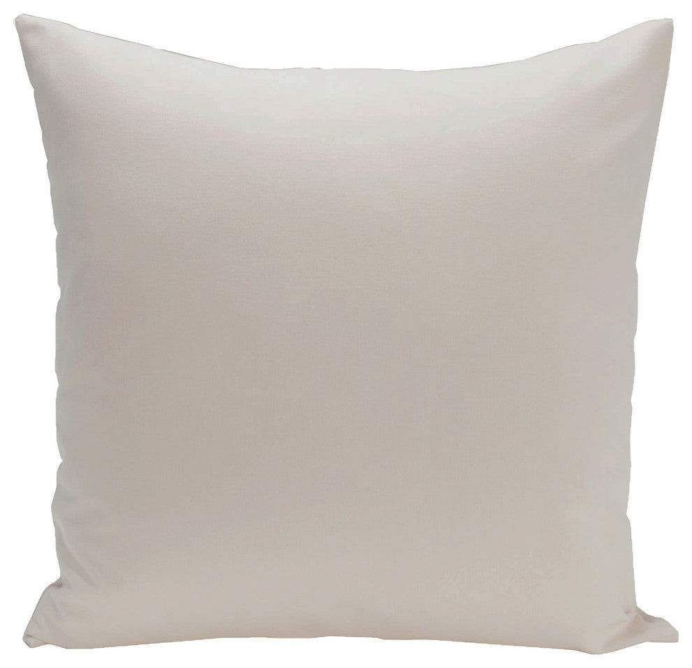 Solid Decorative Pillow, Paloma, 18"x18"
