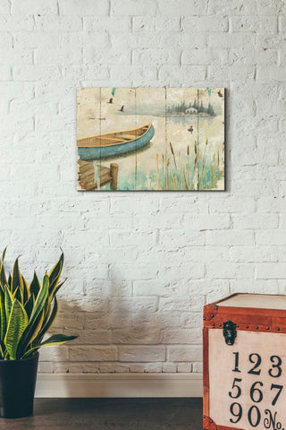 Waterside V' by Daphne Brissonnet, Giclee Canvas Wall Art, 26"x18"