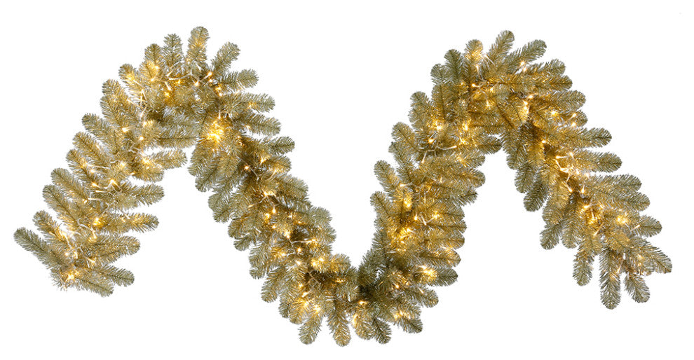 Vickerman 9' x 18" Champagne Garl 8F 3MM 220WW