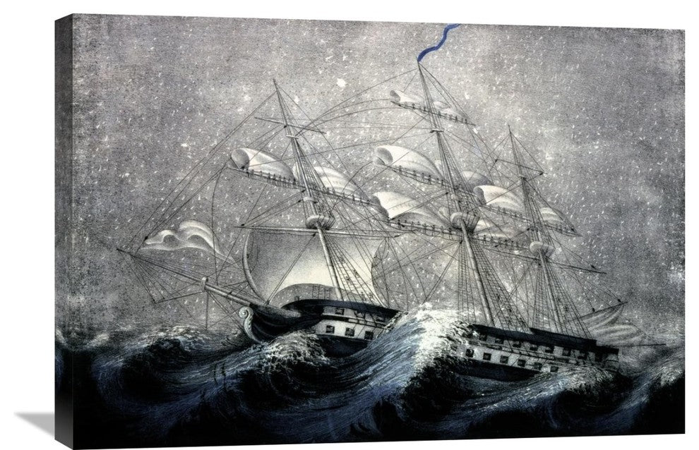 "A Squall off Cape Horn" Artwork, 30"x20"